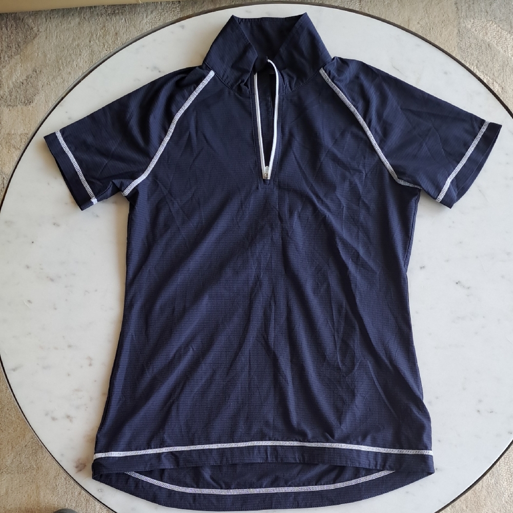 NWOT Cutter & Buck Women's Navy Blue Half-Zip Top